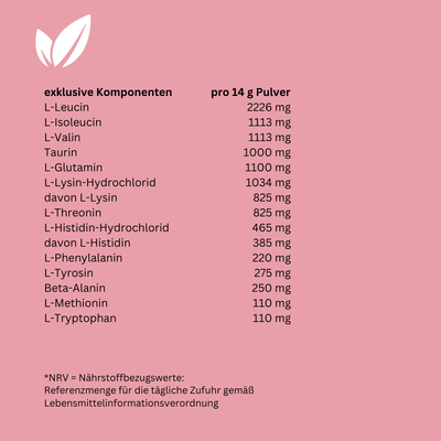 Super AMINO - 420g pro Dose - Aminosäuren & Elektrolyte - Holistic Heroes GmbH
