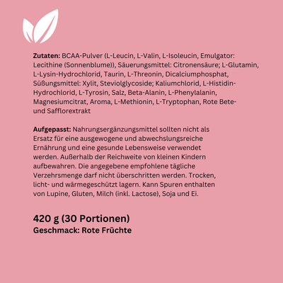 Super AMINO - 420g pro Dose - Aminosäuren & Elektrolyte - Holistic Heroes GmbH