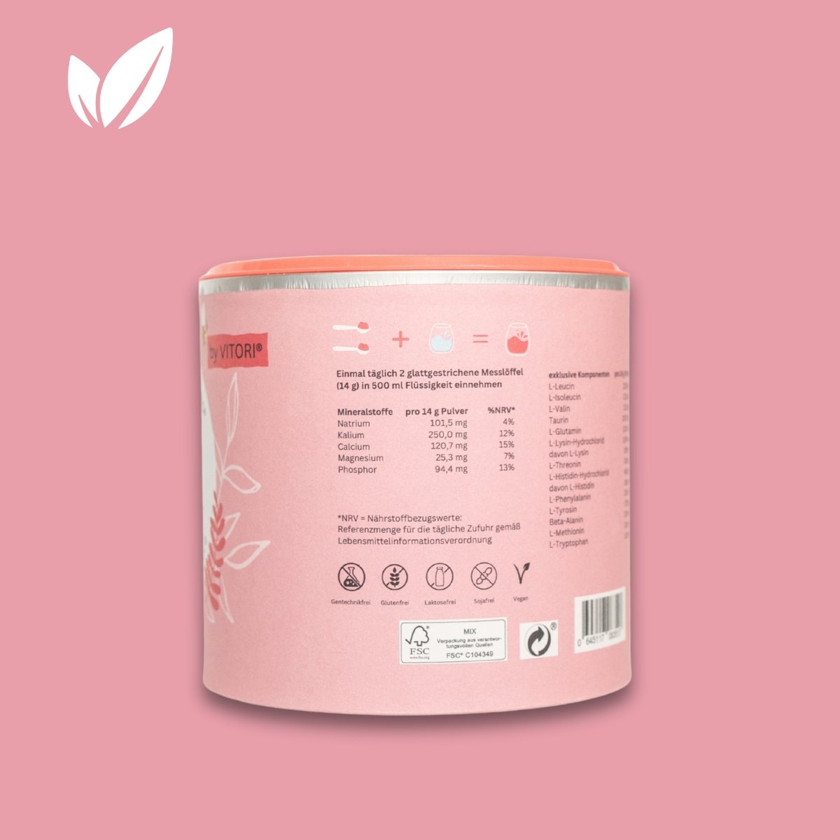 Super AMINO - 420g pro Dose - Aminosäuren & Elektrolyte - Holistic Heroes GmbH